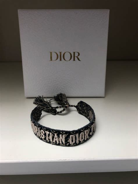 dior bracelrt|christian Dior studded friendship bracelet.